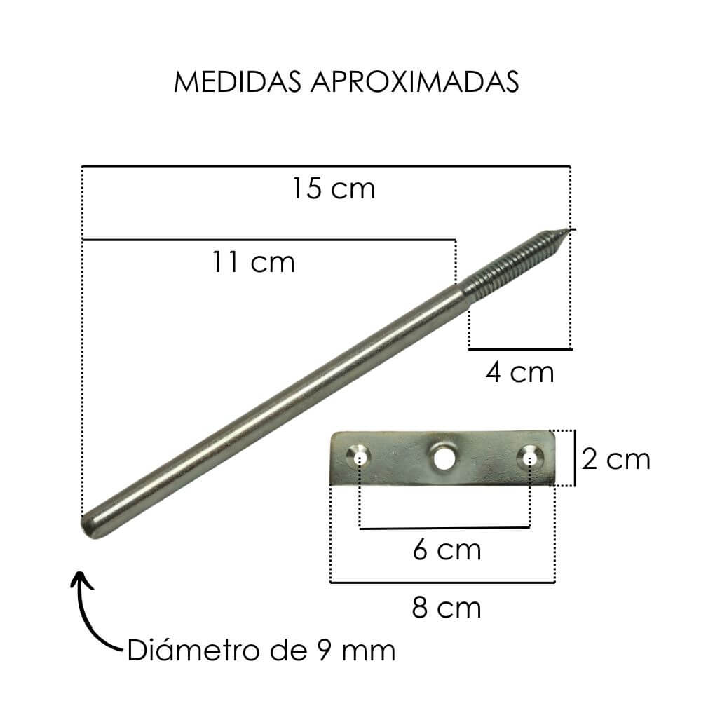 Soporte Invisible Para Repisa Flotante Cm Par Distribuidora Sagil