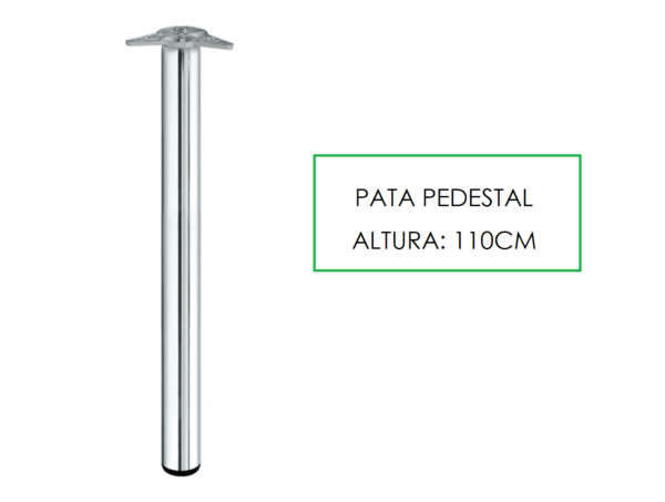 Pata pedestal de 110 cm