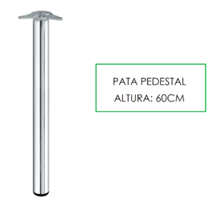 pata pedestal de 60 cm