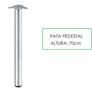 Pata pedestal de 70 cm