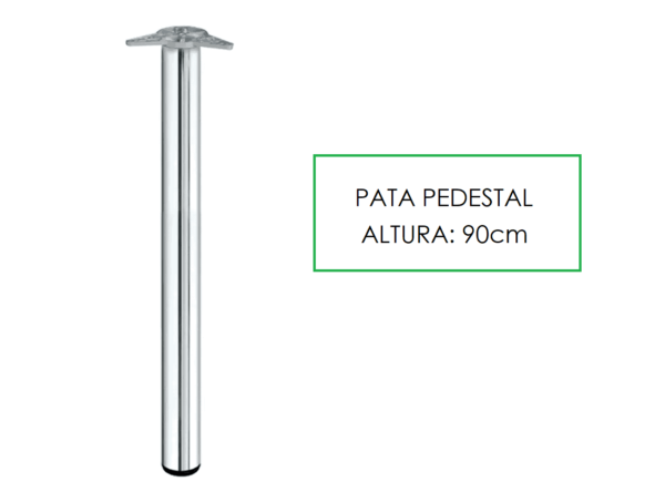 pata pedestal de 90cm