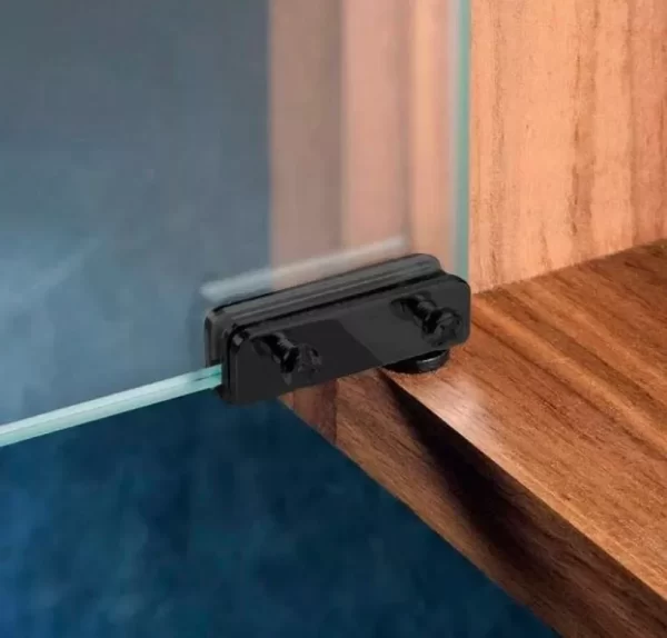 BISAGRA PLÁSTICA PUERTA DE VIDRIO
