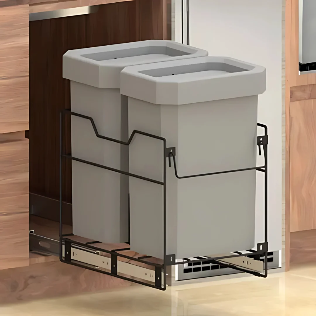 BASURERA MINI BAJO POZUELO CIERRE LENTO REJIPLAS - Imagen 6