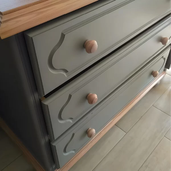 Manija Botón Madera Cajón Puerta Closet - Imagen 4