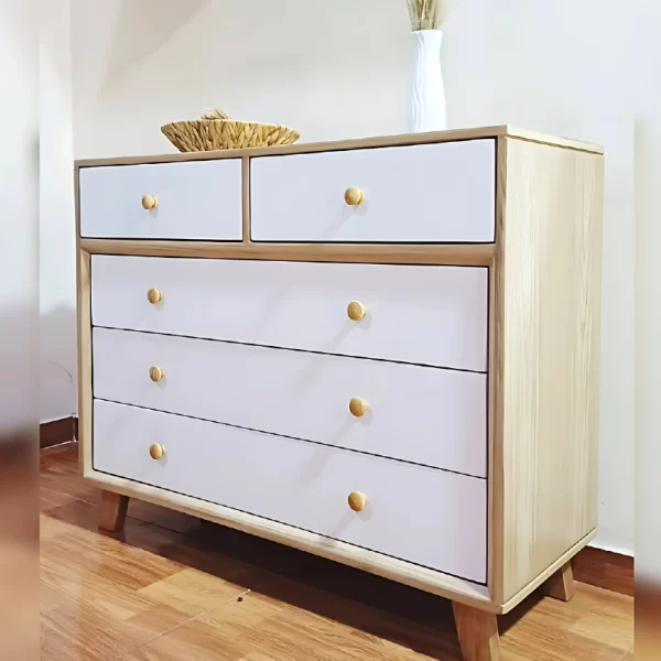Manija Botón Madera Cajón Puerta Closet - Imagen 2