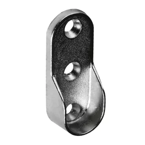 SOPORTE TUBO OVALADO PARED PACK X4 UNDS