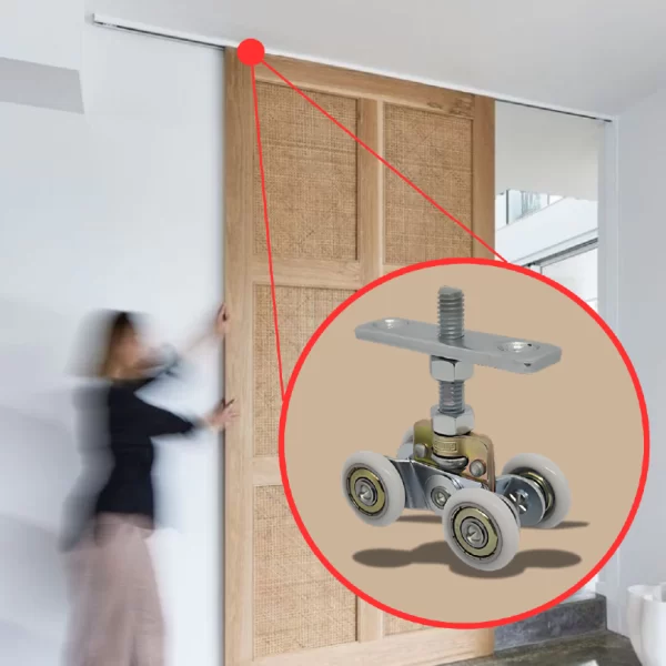 P-814R ROD. 4 RUEDAS COLGANTE - Imagen 3
