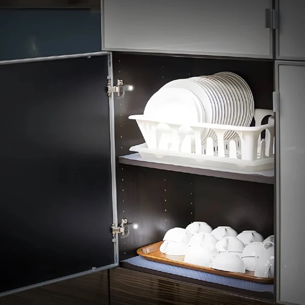 Luz Led Bisagra Sensor Lámpara Armario Cajón Mueble - Imagen 2