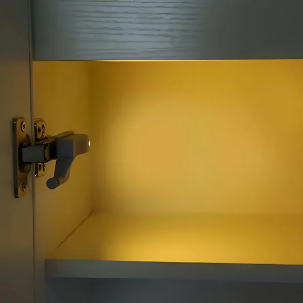 Luz Led Bisagra Sensor Lámpara Armario Cajón Mueble - Imagen 5