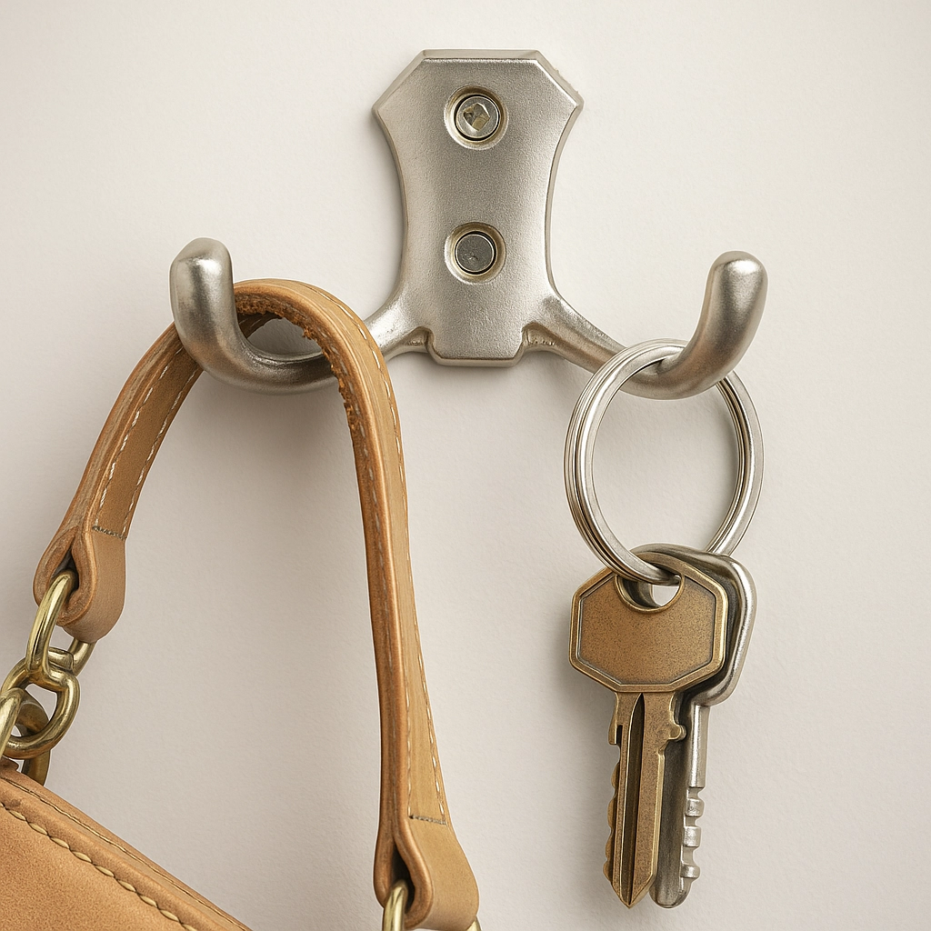 Gancho Perchero Doble Acero Inoxidable - Imagen 2