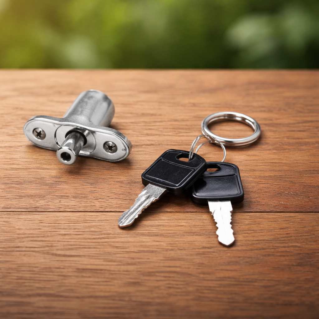 CERRADURA OMBLIGO PUERTA CORREDIZA - Imagen 5