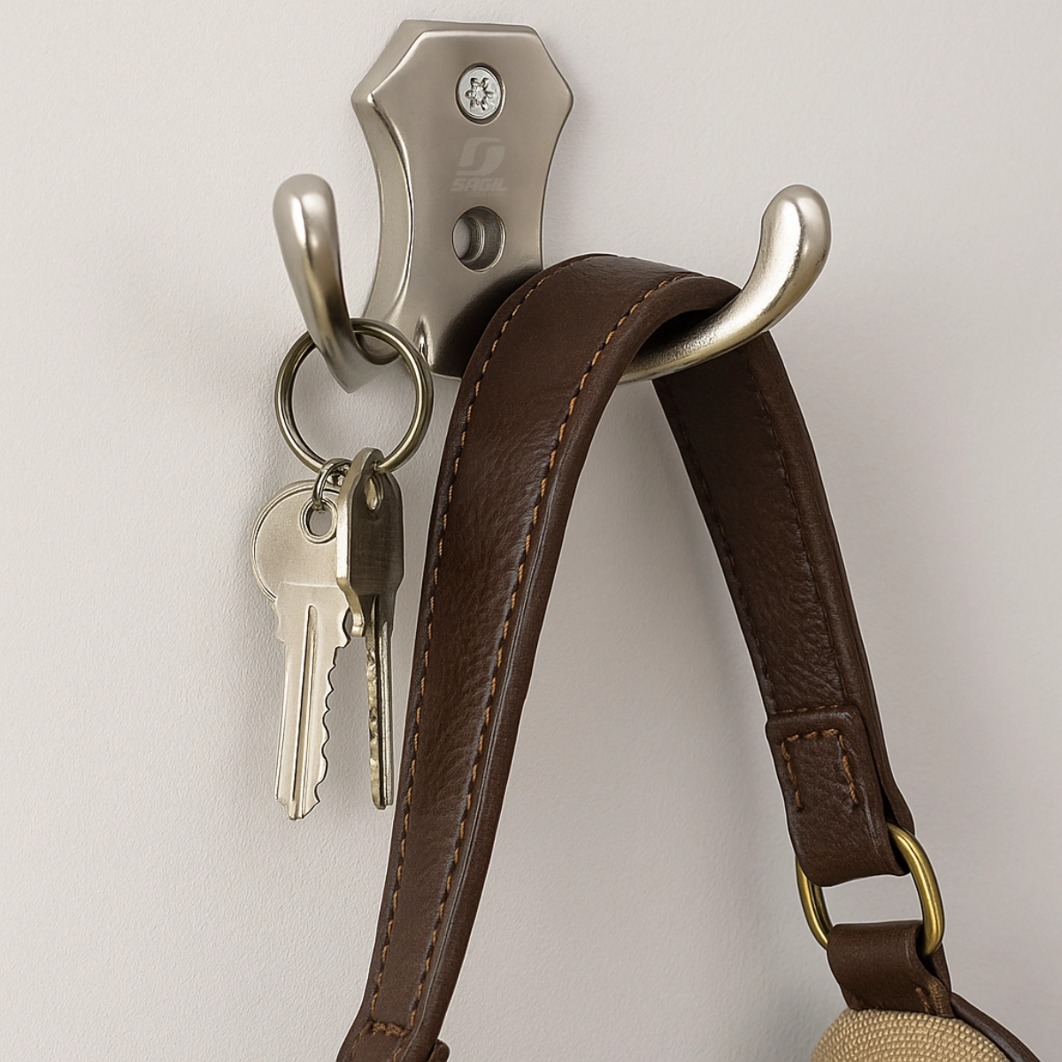 Gancho Perchero Doble Acero Inoxidable - Imagen 8