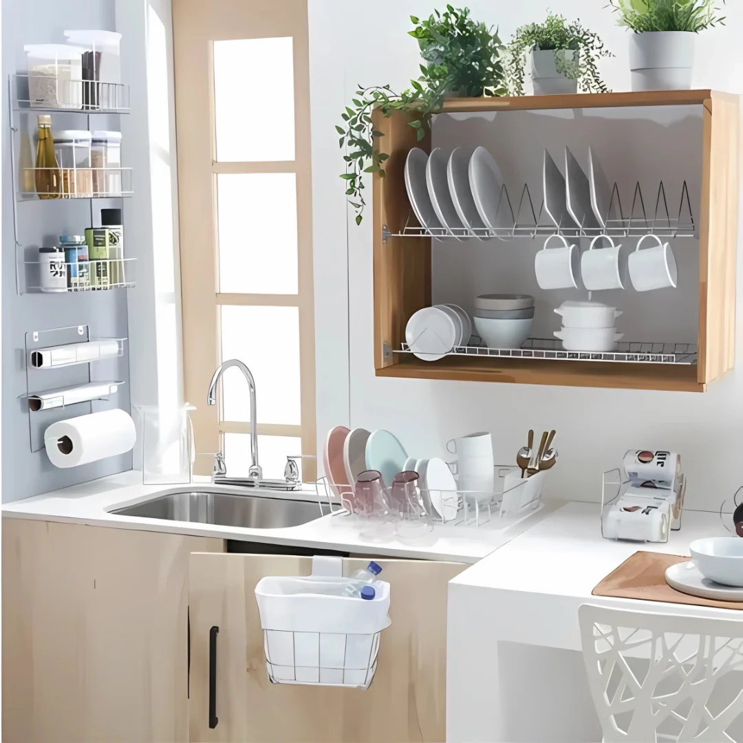 Locero Blanco Escurridor Platero Organizador - Imagen 4