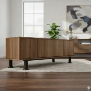 Pata Plástica 10cm Con Platina Para Muebles